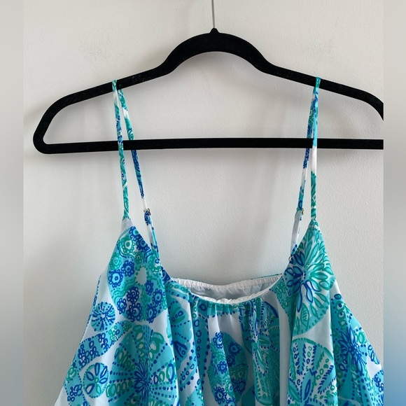 Lilly Pulitzer For Target Ruffle Mini Dress In Sea Urchin Size XL New With Tag - Picture 5 of 11